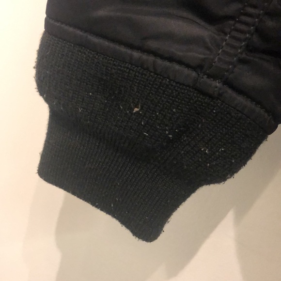 Alpha Industries Black Reversible MA-1 Bomber Flight Jacket - Picture 7 of 11
